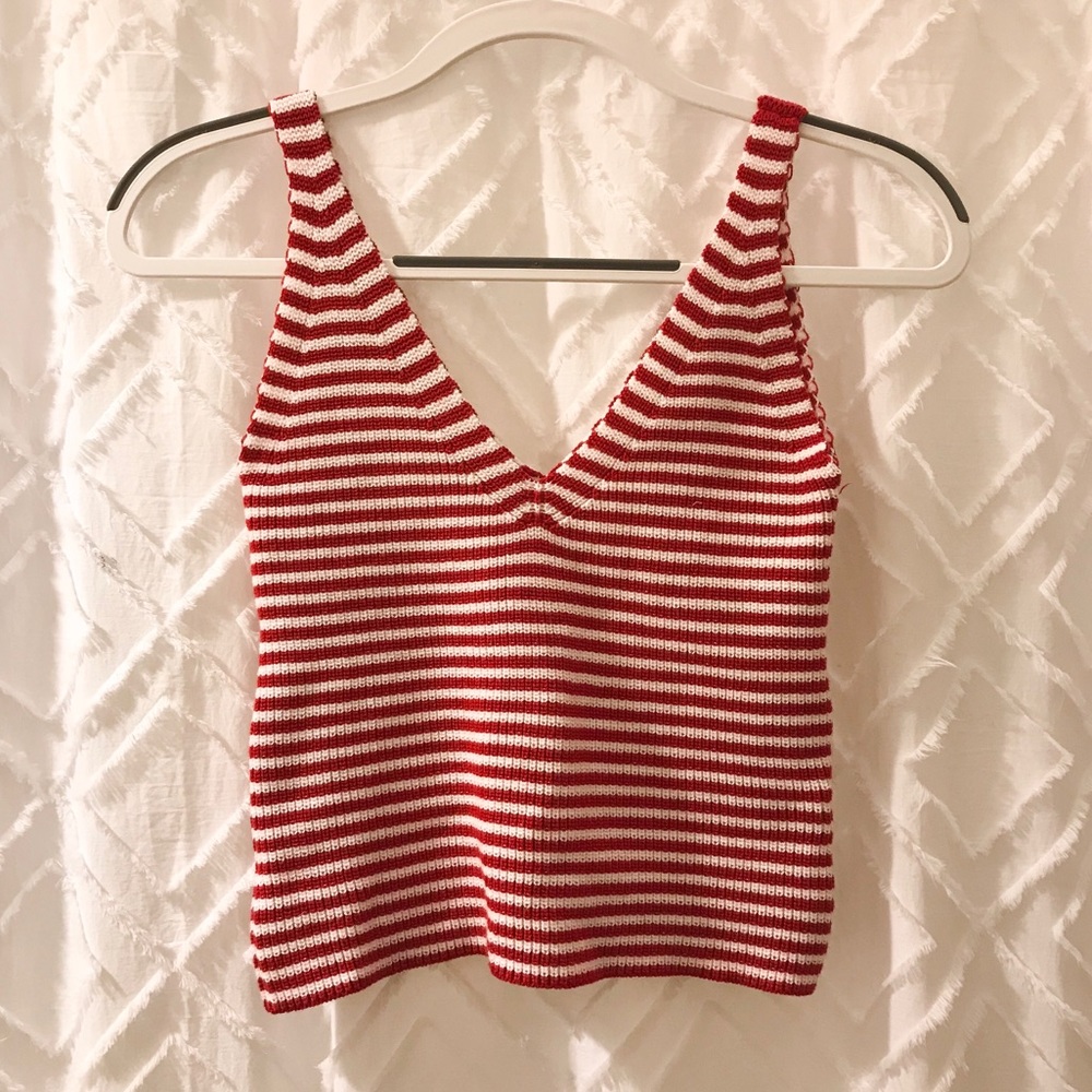 Brandy Melville Striped Danielle Knit Top